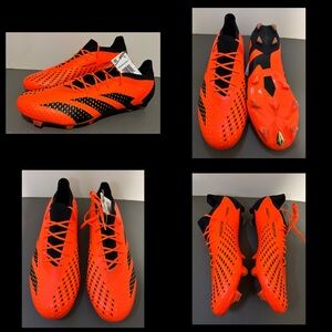 Adidas Predator Accuracy.1 FG Soccer Cleats Orange Black Men’s Sz NEW NO Box